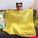 Story of a One Pound Continuous Crochet Granny Square Blanket